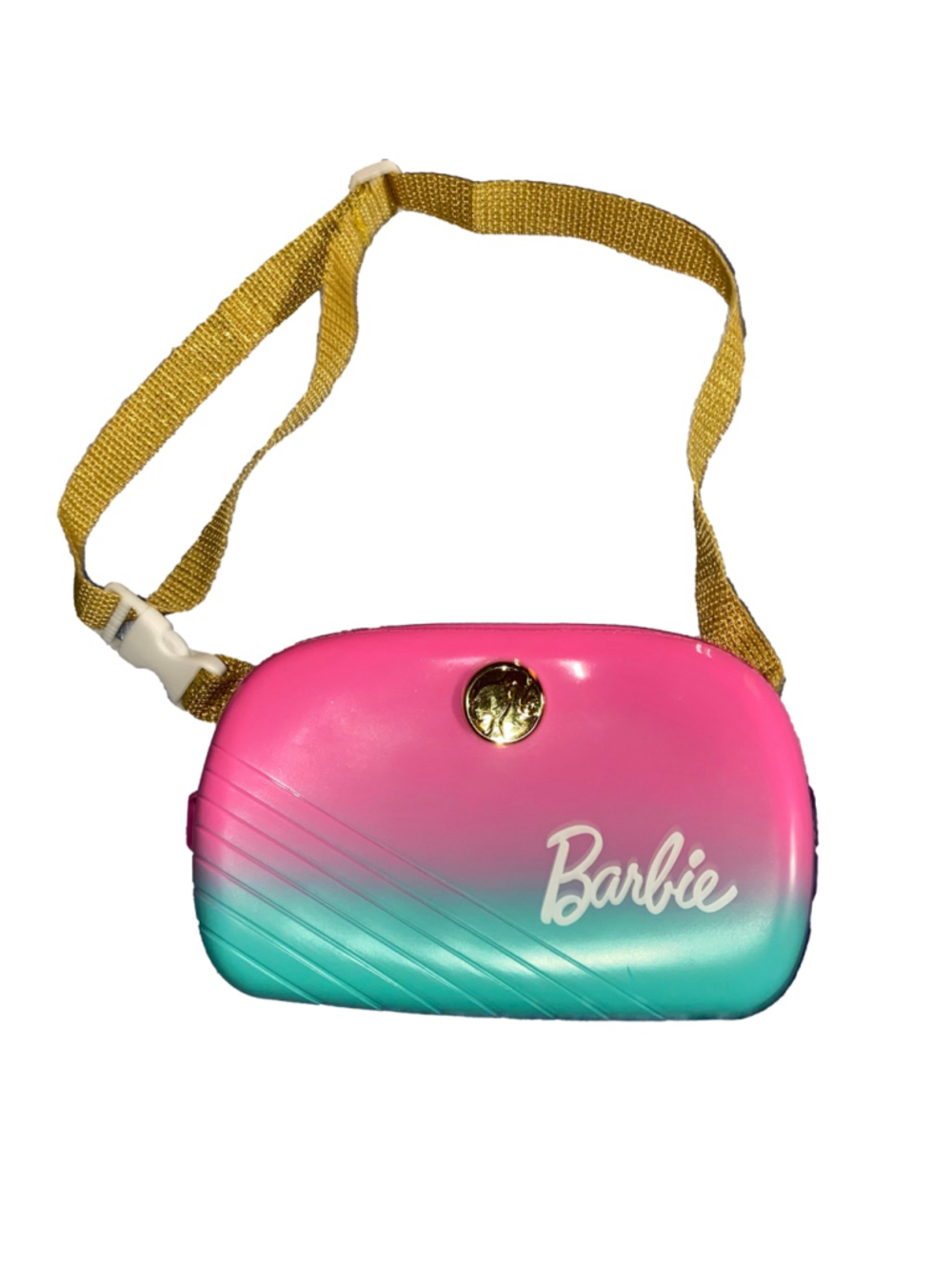 Girls Barbie Toy Purse One Size Pink and Teal